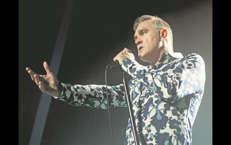 Morrissey. El cantante cuenta con una legión de fieles seguidores en nuestra ciudad. AFP / ARCHIVO