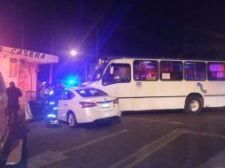 El incidente sucedió en el cruce de las calles Santa Clemencia y Santa Beatriz, en la colonia Santa María. ESPECIAL /