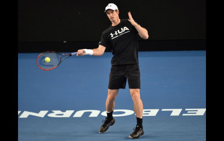 El número uno del tenis, Andy Murray, tendría tres primeras rondas fáciles, con un debut ante el número 93 del mundo. AFP / P. Crock