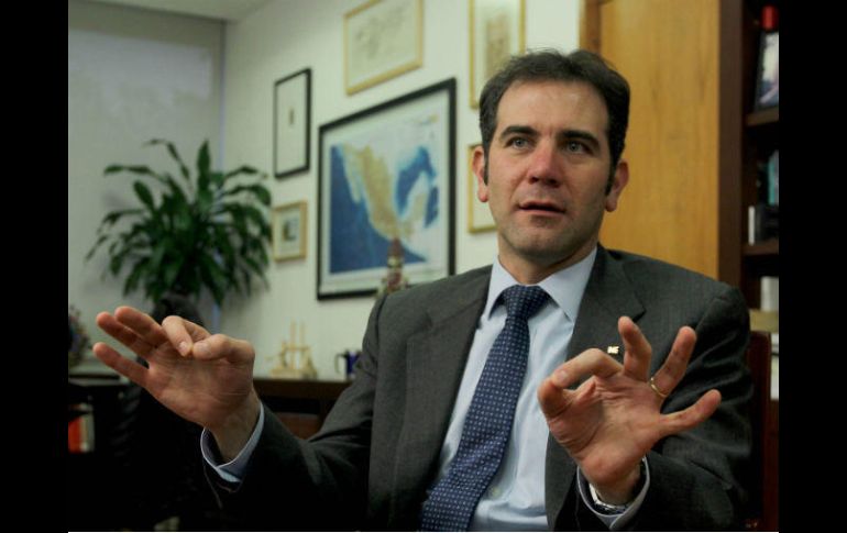 Lorenzo Córdova informó que la aprobación del acuerdo contribuye a fortalecer el ejercicio libre del sufragio en los comicios locales. SUN / G. García