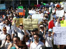 Este año arrancó con manifestaciones contra el gasolinazo. Este domingo se convoca a una marcha a las 10:00 desde La Minerva. EL INFORMADOR / R. Tamayo