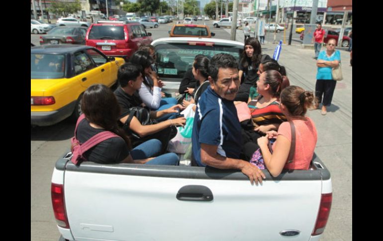 El gobierno anunció la aplicación de un plan emergente para ayudar a los ciudadanos que tienen que transportarse a sus trabajos. EL INFORMADOR / ARCHIVO