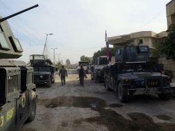 El objetivo de los yihadistas es cortar la carretera entre el aeropuerto y la ciudad pero un contraataque del ejército se lo impidió. EFE / F. Cicardi