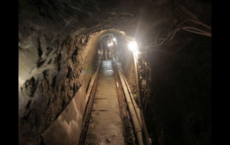 En diciembre se descubrió que un túnel que había sido cerrado pero no rellenado en la parte mexicana estaba nuevamente en operación. NTX / ARCHIVO