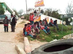 En el barrio La Hormiga, donde viven miles de indígenas tzotziles expulsados por motivos religiosos de San Juan Chamula. AFP / ARCHIVO