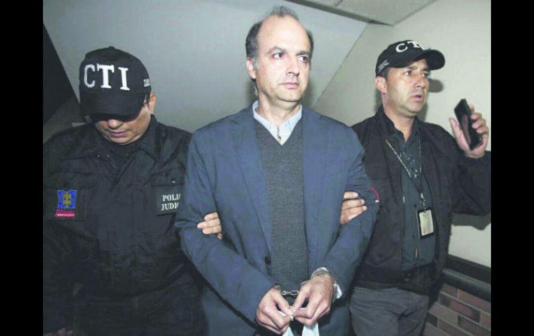 Gabriel Garcia Morales, primer capturado por el caso de los sobornos de la constructora brasileña Odebrecht. ESPECIAL /