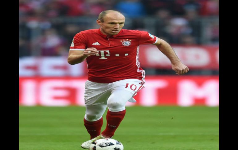 Robben ha disputado 152 partidos y marcado 82 goles en el torneo local. AFP / C. Stache