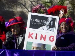 Estadounidenses recordaron la memoria de Martin Luther King. AP / S. Marcus/Las Vegas Sun