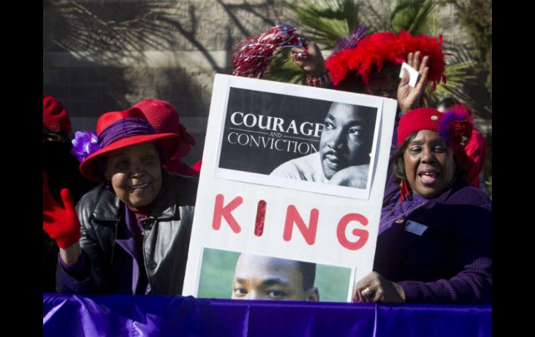 Estadounidenses recordaron la memoria de Martin Luther King. AP / S. Marcus/Las Vegas Sun