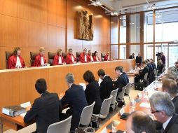 El NPD, fundado en 1968, es actualmente una formación debilitada que ha perdido en diez años un tercio de su militancia. AFP / U. Deck