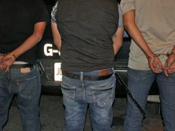 Todos los detenidos fueron puestos a disposición del Ministerio Público. ESPECIAL / Policía de Guadalajara