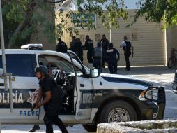 Hombres armados atacaron esta tarde las instalaciones de la Fiscalía de Quintana Roo. EFE / A. Cupul