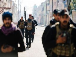 Las fuerzas iraquíes abrieron el este de esa ciudad, considerada la 'capital' del EI en Iraq y dividida en dos partes por el Tigris. AFP / D. Dilkoff