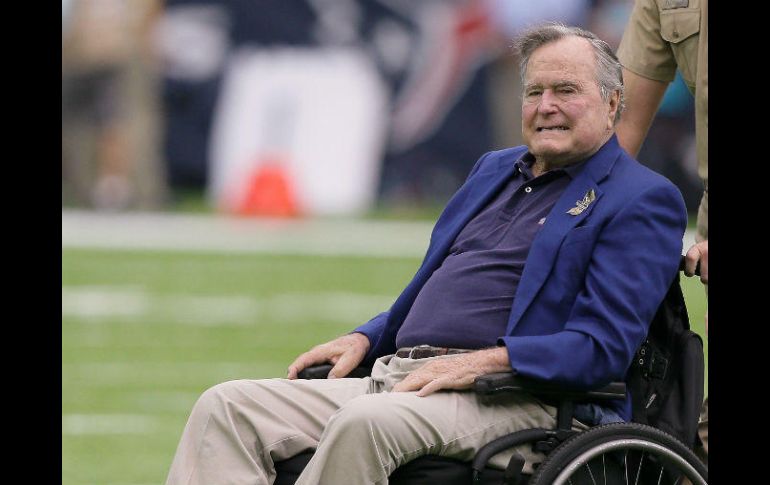 Bush ha sido hospitalizado en múltiples ocasiones a lo largo de la última década, por males relacionados a su edad. AFP / ARCHIVO