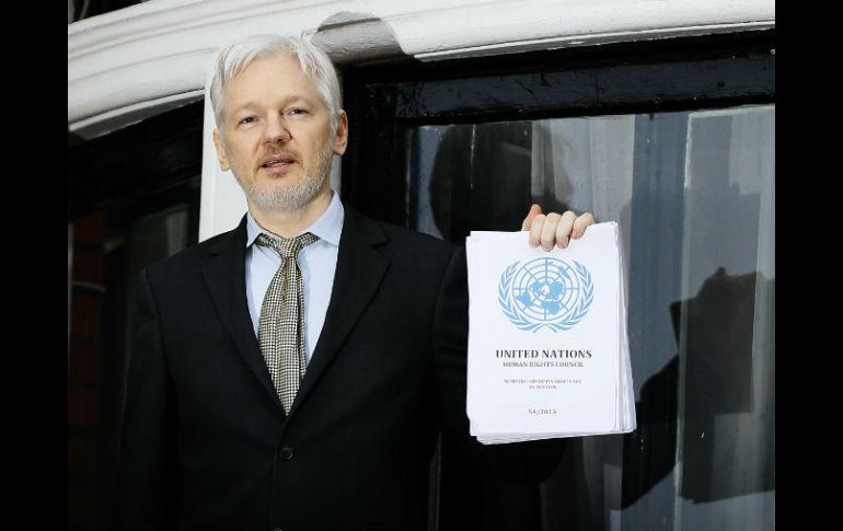 Lo acusan de espionaje y por filtrar información en EU. También está acusado de violación en Suecia. AFP / K. Wigglesworth