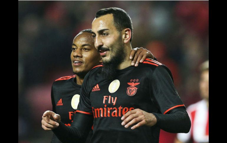 El Benfica ya suma seis partidos sin alienar a Jiménez a causa de la lesión del delantero. EFE / M. A. Lopes