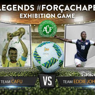 Leyendas de Brasil juegan partido a beneficio del Chapecoense