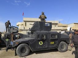 El avance de las fuerzas fue apoyado por la aviación de la coalición internacional y la del Ejército iraquí. EFE / F. Cicardi