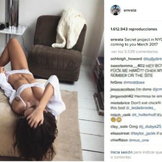 Emily Ratajkowski seduce en lencería