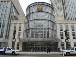 Durante la comparecencia en NY, el juez dijo que tomaba nota de la defensa del capo, quienes dicen que se violaron sus DH. AFP / D. Emmert