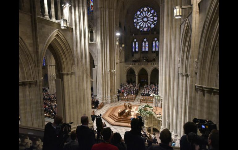 El servicio religioso forma parte de las ceremonias de inauguración del nuevo mandatario. AFP / M. Ngan