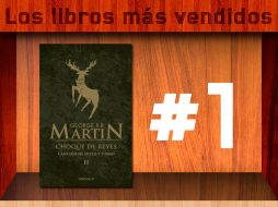 El libro de George R. R. Martin se convierte en el más vendido. ESPECIAL /