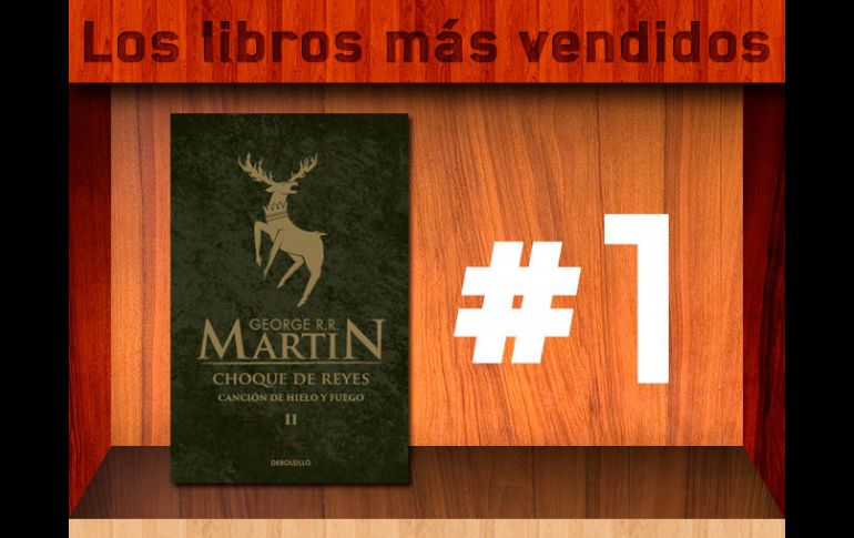 El libro de George R. R. Martin se convierte en el más vendido. ESPECIAL /