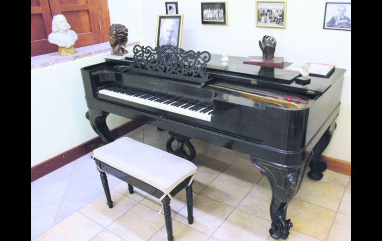 El piano es una de sus piezas principales del espacio museístico. EL INFORMADOR / V. García