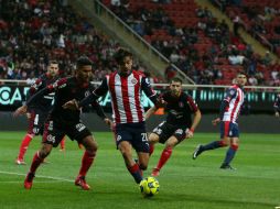 El Rebaño consumió la mitad de la segunda parte intentando encontrar la ranura en el dique defensivo de Xolos. EL INFORMADOR / R. Tamayo