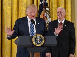 La renegociación del TLCAN fue una de las promesas de Donald Trump durante la campaña electoral. AFP / M. Ngan