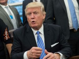 Trump se había apresurado a nombrar en el Tribunal Supremo un juez ferozmente opuesto al aborto. AFP / N. Kamm