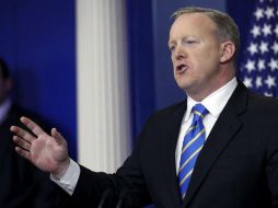 El portavoz de la Casa Blanca, Sean Spicer, evadió la pregunta sobre si el gobierno respalda la decisión de Israel. EFE / S. Thew
