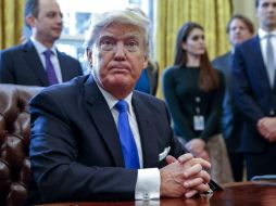 La mano dura con la inmigración fue una de las promesas que llevaron a Trump a la Casa Blanca. EFE / S. Thew