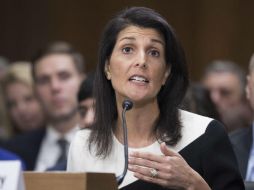 Haley criticó al nuevo presidente durante las primarias de su partido. EFE / M.Reynolds
