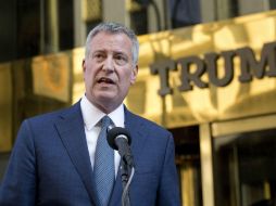 De Blasio expresó decepción por la probable eliminación del dinero federal, pues son dirigidos en su mayoría a la policía de la ciudad. AP / ARCHIVO
