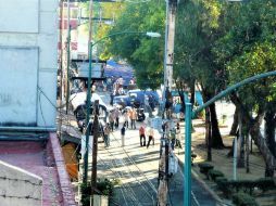 El cierre de la vía México-Tacuba fue necesario para recrear los hechos ocurridos el 10 de junio de 1971 en la capital del país. TWITTER / @SMTurismoMX