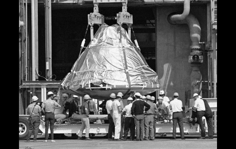 La compuerta de la cápsula espacial Apollo 1 estuvo involucrada en la primera tragedia espacial en la historia de EU. AP / ARCHIVO