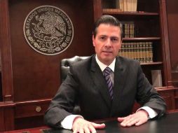 El Presidente de México dio el mensaje a través de redes sociales. TWITTER / @EPN