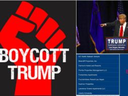 Se invita a la comunidad a unirse al '¡más grande movimiento de base contra Trump!0' a través del portal. ESPECIAL / boycotttrump.com