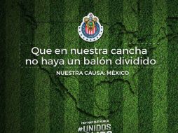 El mensaje de los rojiblancos ha sido compartido cientos de veces. TWITTER / @Chivas