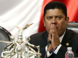 'A los pueblos y naciones del mundo hacemos saber que Enrique Peña Nieto, no está solo', expresó el presidente de los Diputados. SUN / J. C. Reyes