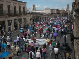 Una vez más la CNTE recriminó la aprobación de la Reforma Educativa. SUN / ARCHIVO