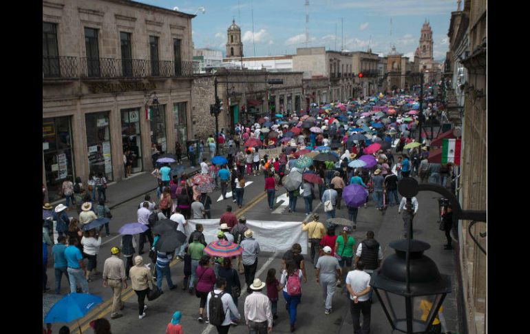 Una vez más la CNTE recriminó la aprobación de la Reforma Educativa. SUN / ARCHIVO