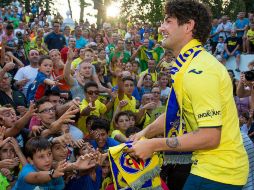 Pato en su presentación con el Villarreal, en agosto del 2016. ESPECIAL / www.villarrealcf.es