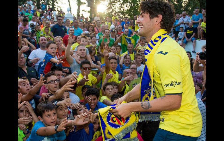 Pato en su presentación con el Villarreal, en agosto del 2016. ESPECIAL / www.villarrealcf.es