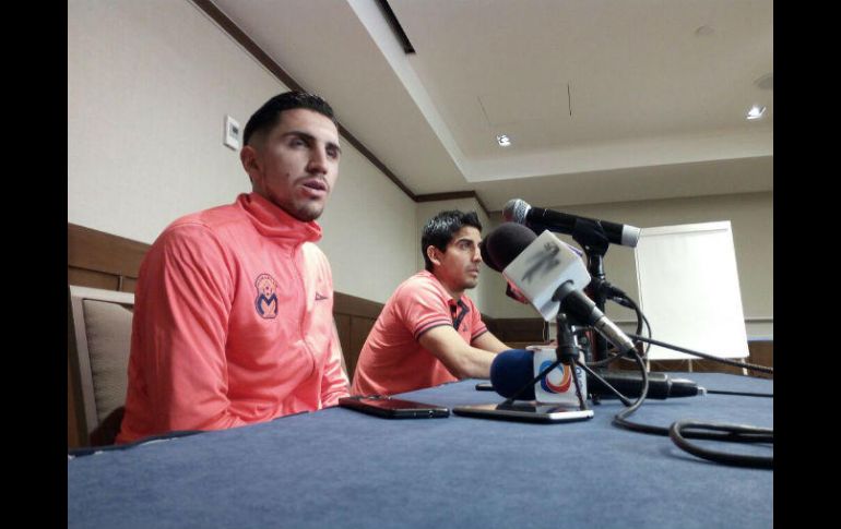 Diego Valdéz y Jorge Zárate, jugadores de Morelia. EL INFORMADOR / J. Robles