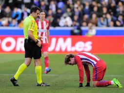 Los Colchoneros, al final de la jornada podrían verse superados por la Real Sociedad y quedar fuera de los puestos de Champions. AFP / A. Gillenea