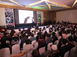 El foro estuvo abierto al público en general, sin embargo, la mayoría de los asistentes fueron militantes. EL INFORMADOR / P. Franco