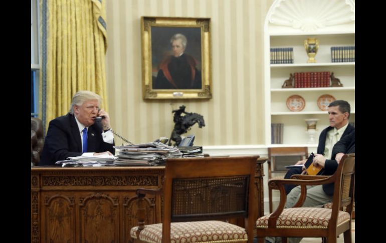 Trump y Putin hablaron este sábado por casi una hora. AP / A. Brandon