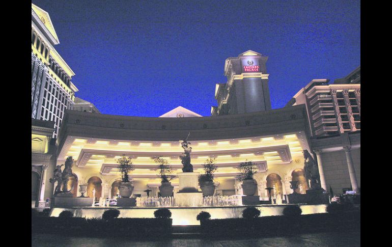 El Hotel Caesars Palace es uno de los centros de diversión más tradicionales de la ciudad. EL INFORMADOR / ARCHIVO